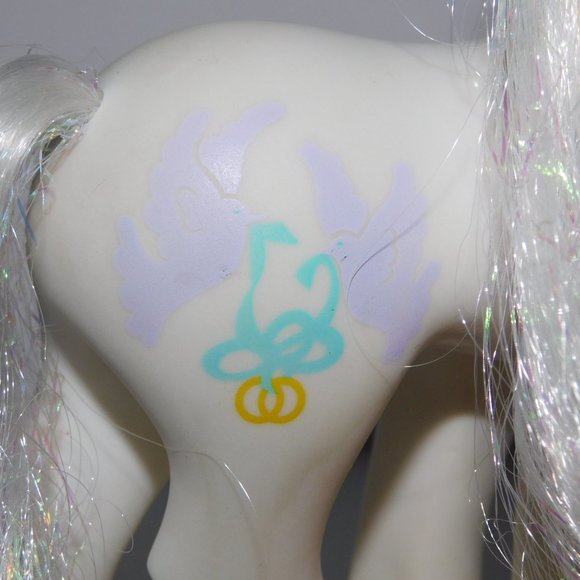 Vintage G1 1989 My Little Pony MLP White Bride Doves Rings hasbro - Picture 4 of 8